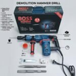 BOSS Demolition Hammer Drill Set