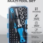 Premium 44-Piece Ratchet Screwdriver Sleeve Set